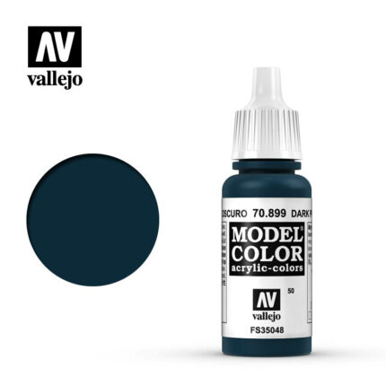 Vallejo Model Color, Azul Prusia Oscuro 70.899, 17ml