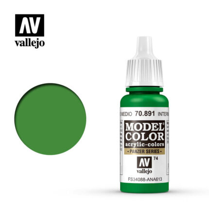 Vallejo Model Color, Verde Medio 70.891, 17ml