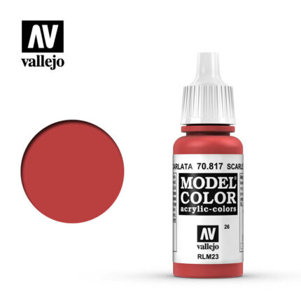 Vallejo Model Color, Escarlata 70.817, 17ml