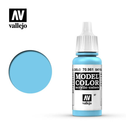 Vallejo Model Color, Azul Cielo 70.961, 17ml