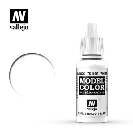 Vallejo Model Color, Blanco 70.951, 17ml