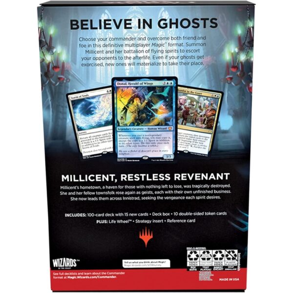 Innistrad Crimson Vow Commander Deck Spirit Squadron (WhiteBlue