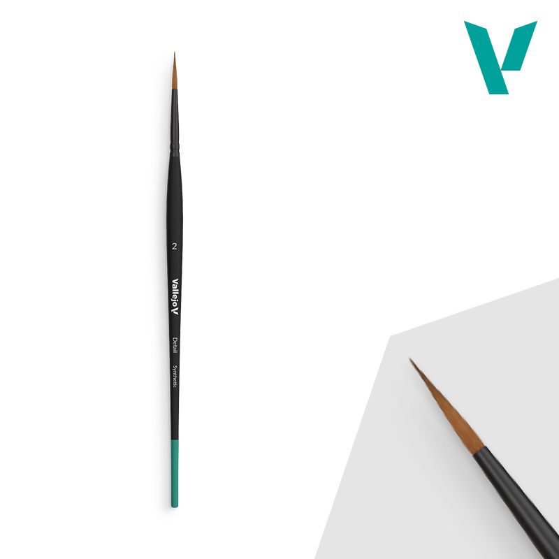 Vallejo - Pincel Redondo Sintetico (No. 2)